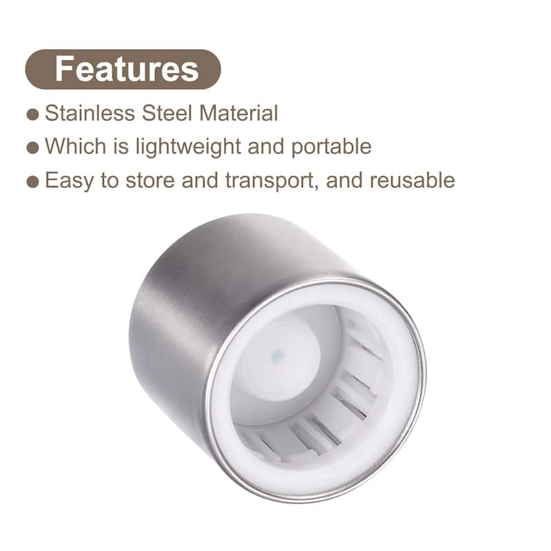 Wine Bottle Stopper, 1pcs Wine Bottles to Keep Fresh, Silver