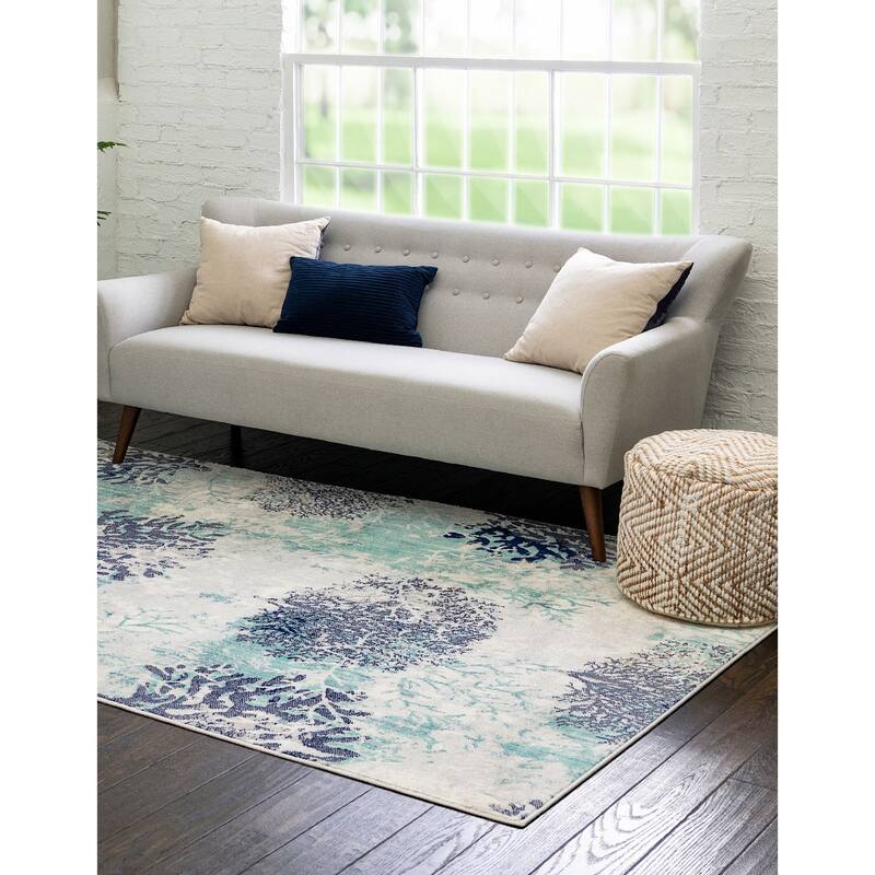 Country & Floral Pledouis Collection Area Rug