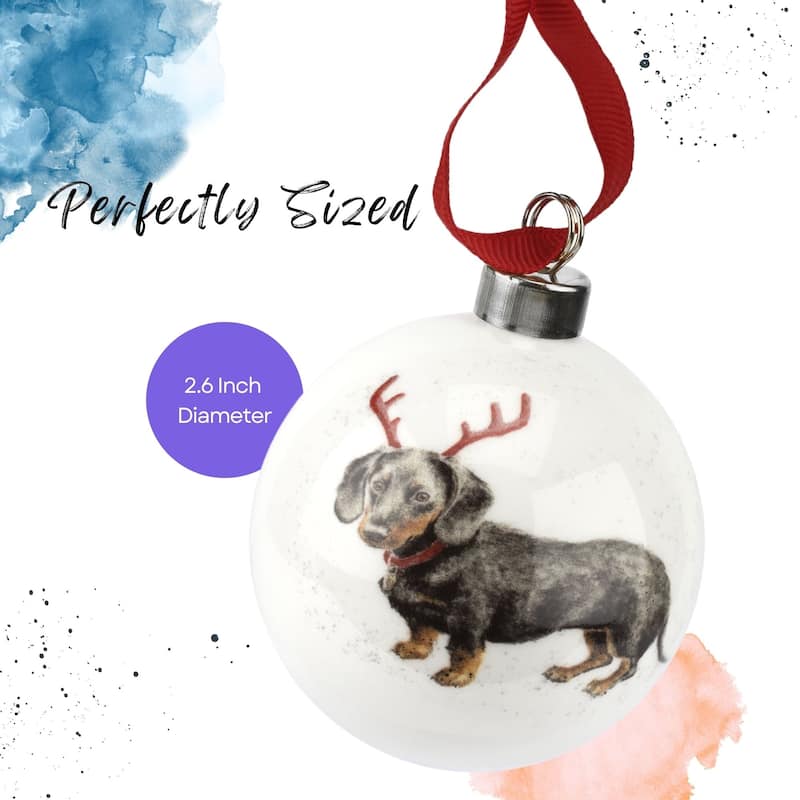 Royal Worcester Wrendale Designs Christmas Bauble