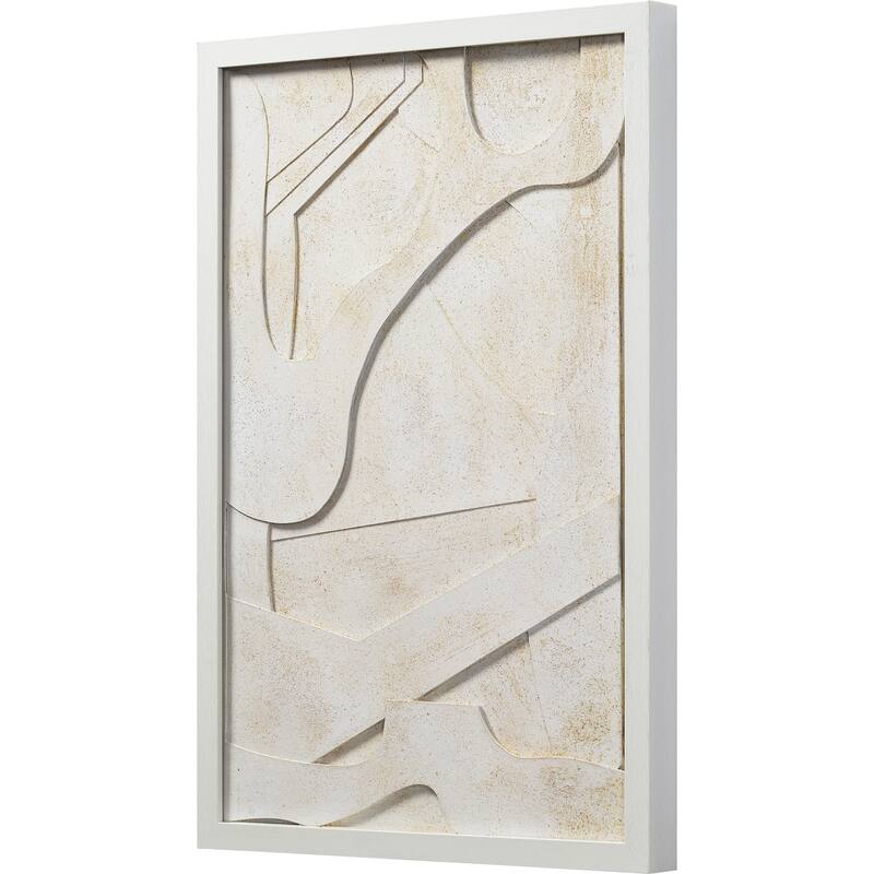 Renwil Pathfinder 20" Wide Wall Art, Off-white