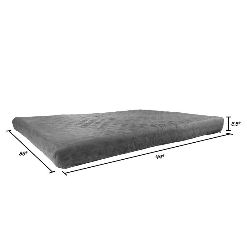PETMAKER 2-Layer Memory Foam Dog Bed with Machine Washable Cover