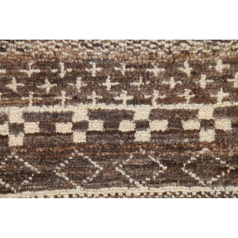 Tribal Geometric Gabbeh Kashkoli Oriental Wool Area Rug Hand-knotted - 3'2" x 5'1"