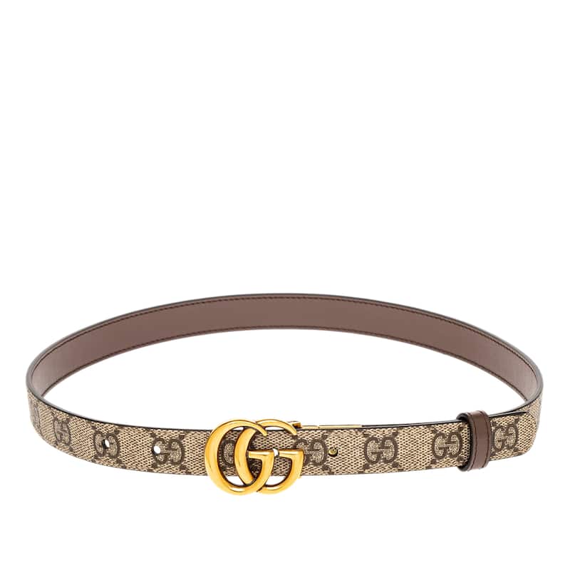 Gucci GG Marmont Reversible Belt - 80 - Brown