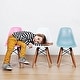 preview thumbnail 5 of 17, Set of Two Kids Toddler Chair Side Armless Natural Wood Legs Eiffel For Kitchen Desk Work Bedroom Playroom Preschool