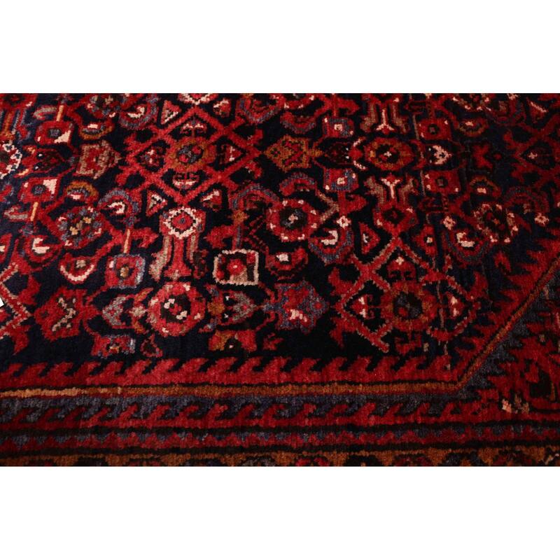 ECARPETGALLERY Hand-knotted Andelz Dark Navy Wool Rug - 3'1 x 10'6