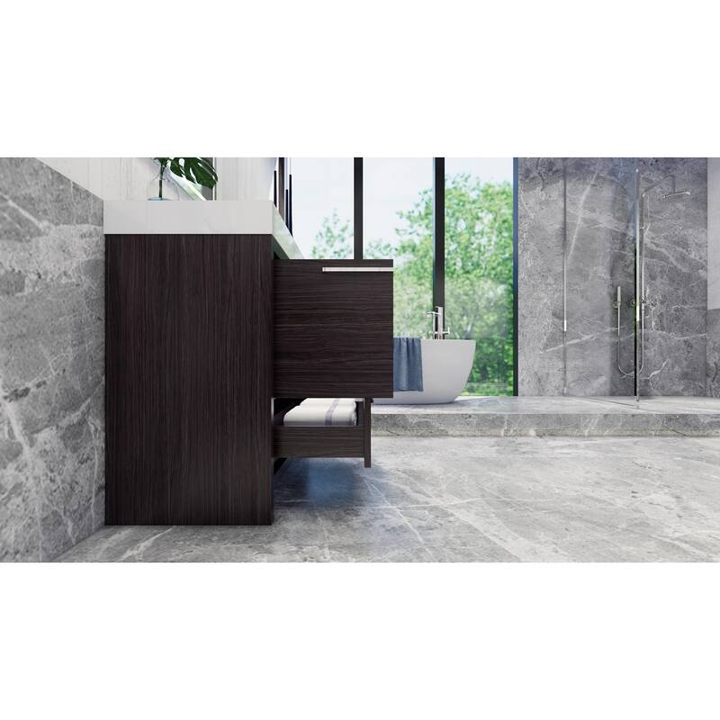 Dove 36'' Freestanding Vanity with Reinforced Acrylic Sink