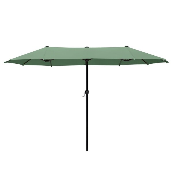 MAISON ARTS 13ft Double -Sided Patio Umbrella Extra Large