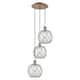Option Antique Brass / Clear Glass with White Rope