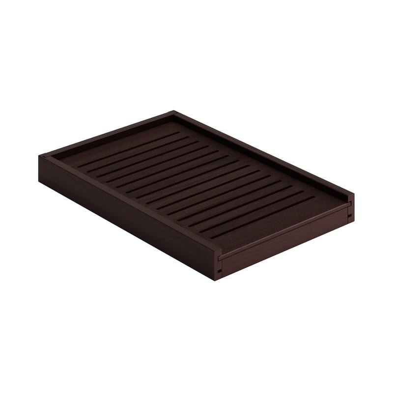 Palace Imports 100% Solid Wood Ziva 2-Door Cat Litter Box Enclosure with 2-Drawers and Litter Catch