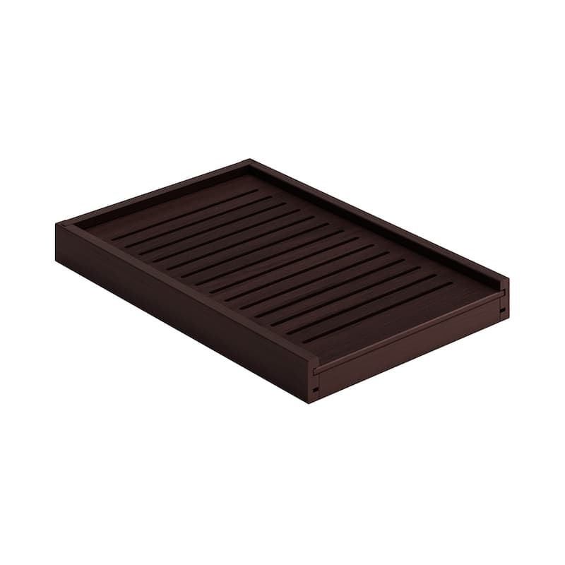 Palace Imports 100% Solid Wood Ziva 3-Door Cat Litter Box Enclosure with 2-Drawers and Litter Catch