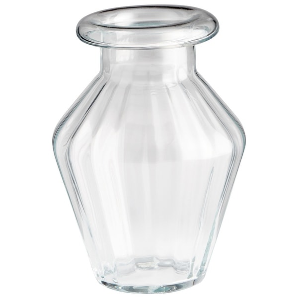 Cyan Design 09989 Rocco 9" Diameter Glass Vase - Clear