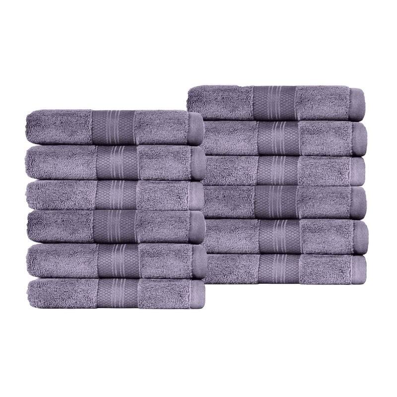 Blue Nile Mills Rio Turkish Cotton Face Towel, Set of 12