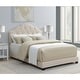 preview thumbnail 1 of 12, Cream Queen One Box Saddle Back Bed