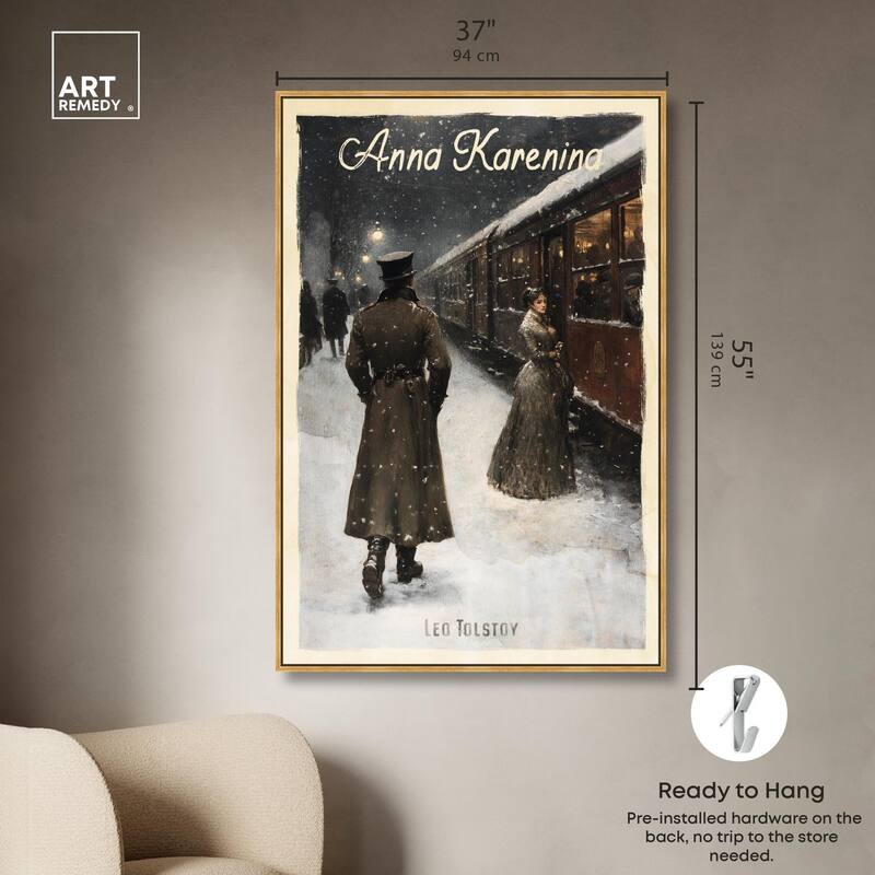 Anna Karenina Canvas by Art Remedy