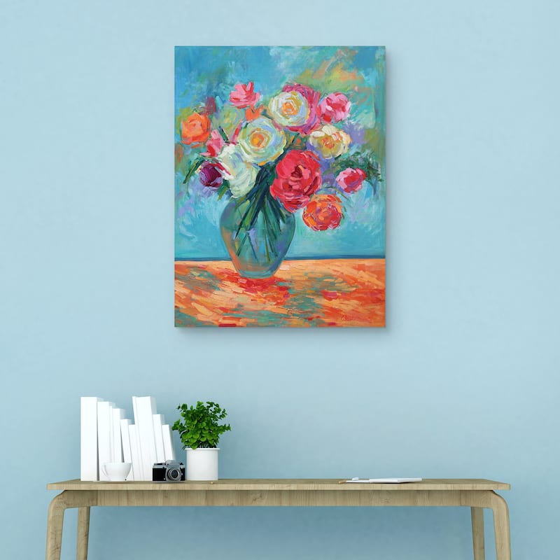 Petals and Passion 1 by Alexi Fine Canvas Art Print