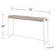 preview thumbnail 45 of 55, SEI Furniture Macen Modern Narrow Industrial Console Table