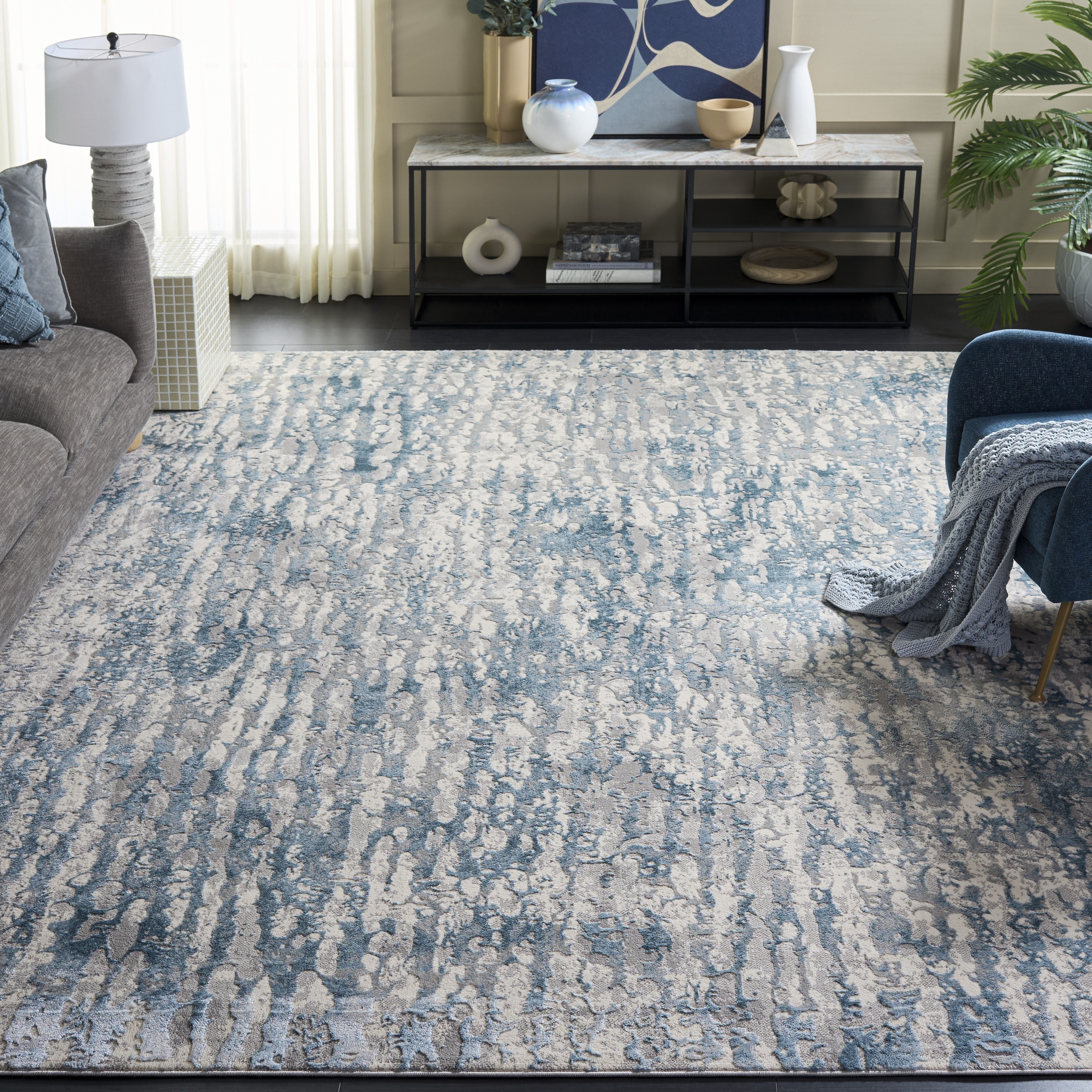 SAFAVIEH Lagoon Priama Modern Abstract Rug