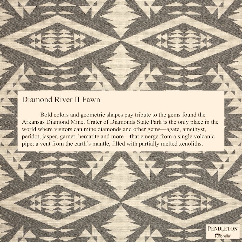 Sorra Home Sunbrella Pendleton Outdoor Knife Edge Pillow Set of 2