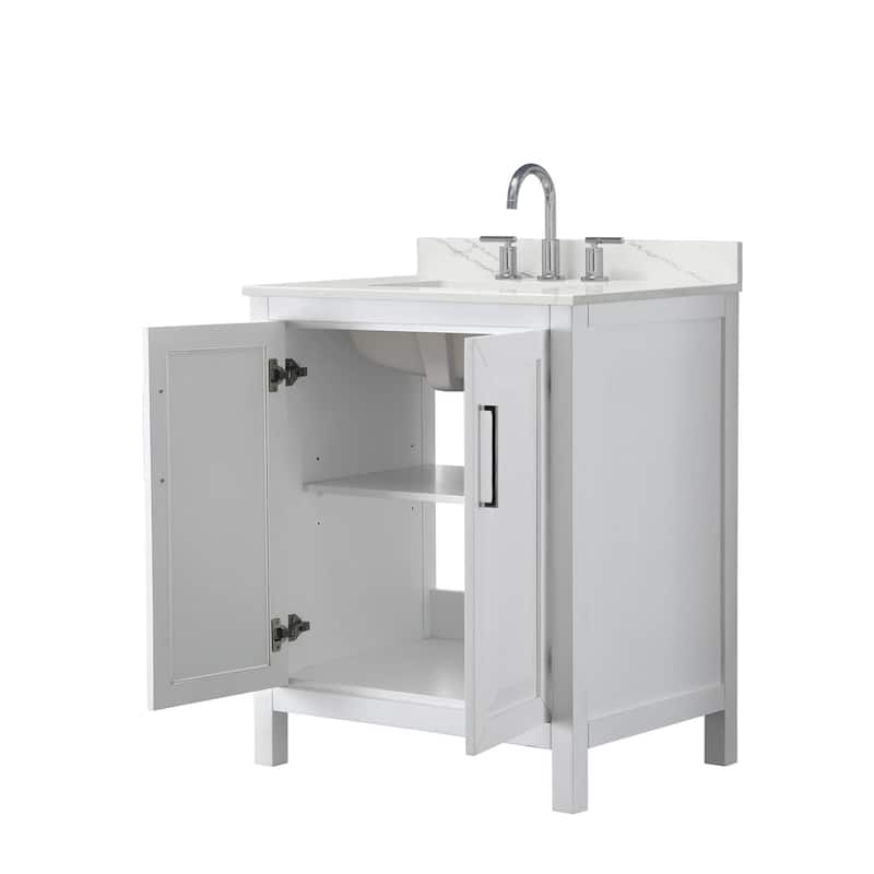 Wyndham Collection WCV252530S-QTZ-US3MXX Daria 30" Free Standing