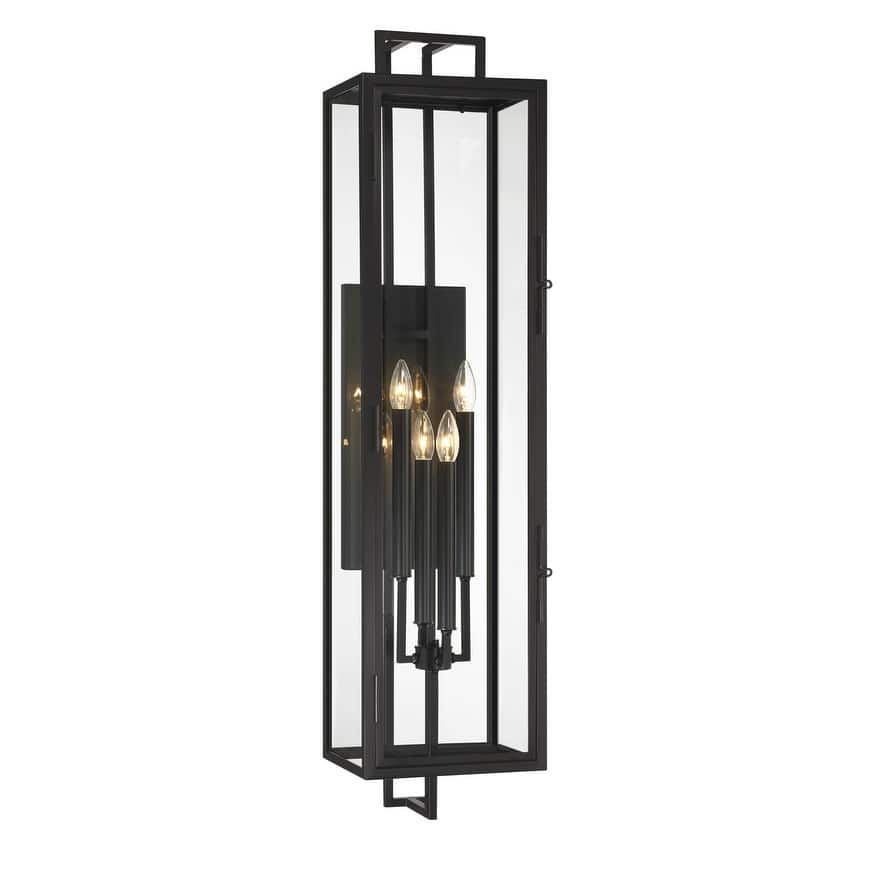 The Great Outdoors 73333 Knoll Road 4 Light 42" Tall Outdoor Wall