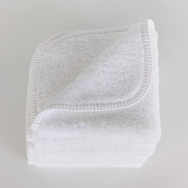 Jennifer Adams Lago Washcloth - White