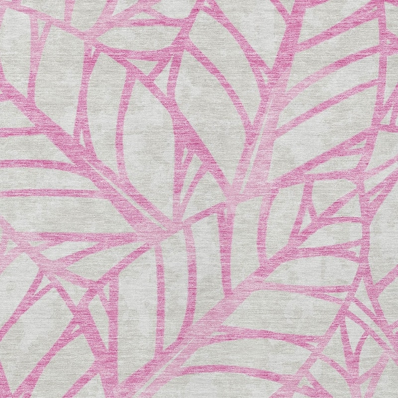 HomeRoots Floral Transitional Rectangle Outdoor Rug