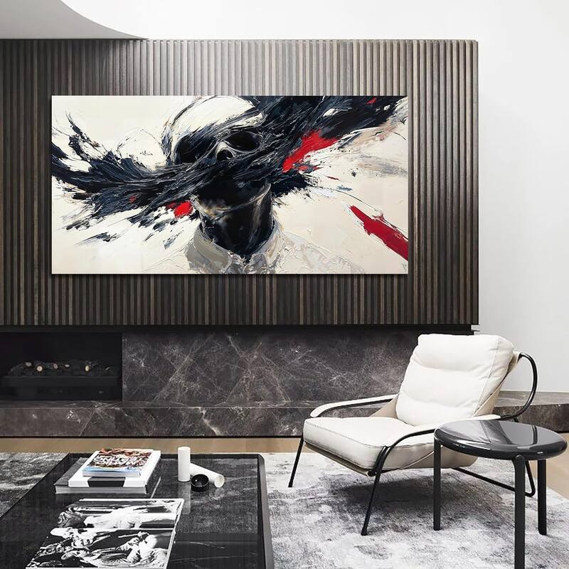 Wall Decor Abstract Black and White Wall Art Decorations