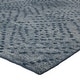 preview thumbnail 2 of 3, Florean Handmade Dotted Blue/ Gray Area Rug