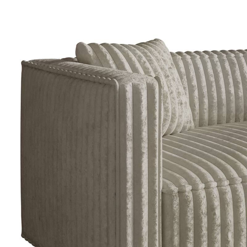 CraftPorch Mid Century Modern Upholstered Sofa