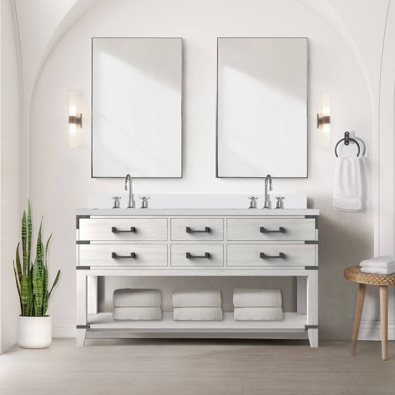 Norwalk Bath Vanity Quartz Top, Sink and Faucet