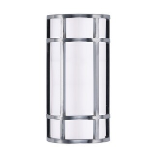 Moon Ray 6" Wide Steel Outdoor Wall Light