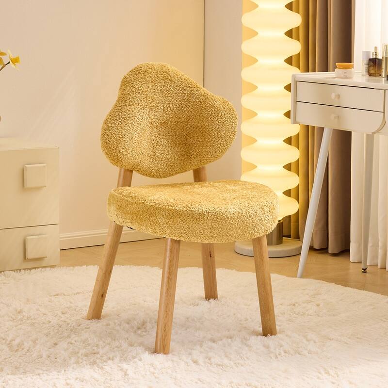 Cloud Puff Soft Accent Chair – Cozy Vanity & Lounge Chair