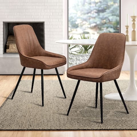 Modern Dining Chairs Set of 2 Upholstered Accent Chair