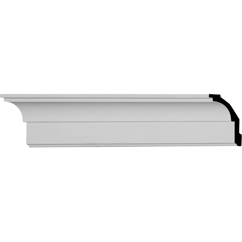 Classic Smooth Crown Moulding - 3 5/8"H x 2 1/2"P x 4 5/8"F x 94 1/2"L