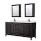 Option Dark Espresso, Black Trim, Giotto Quartz Top