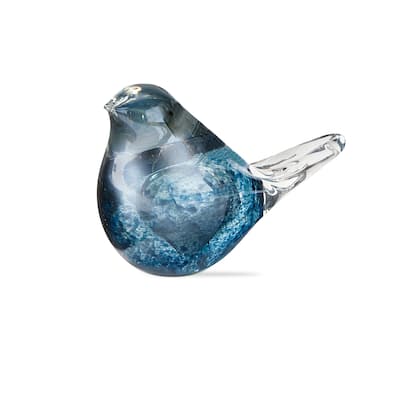 Art Glass Songbird Decor Large
