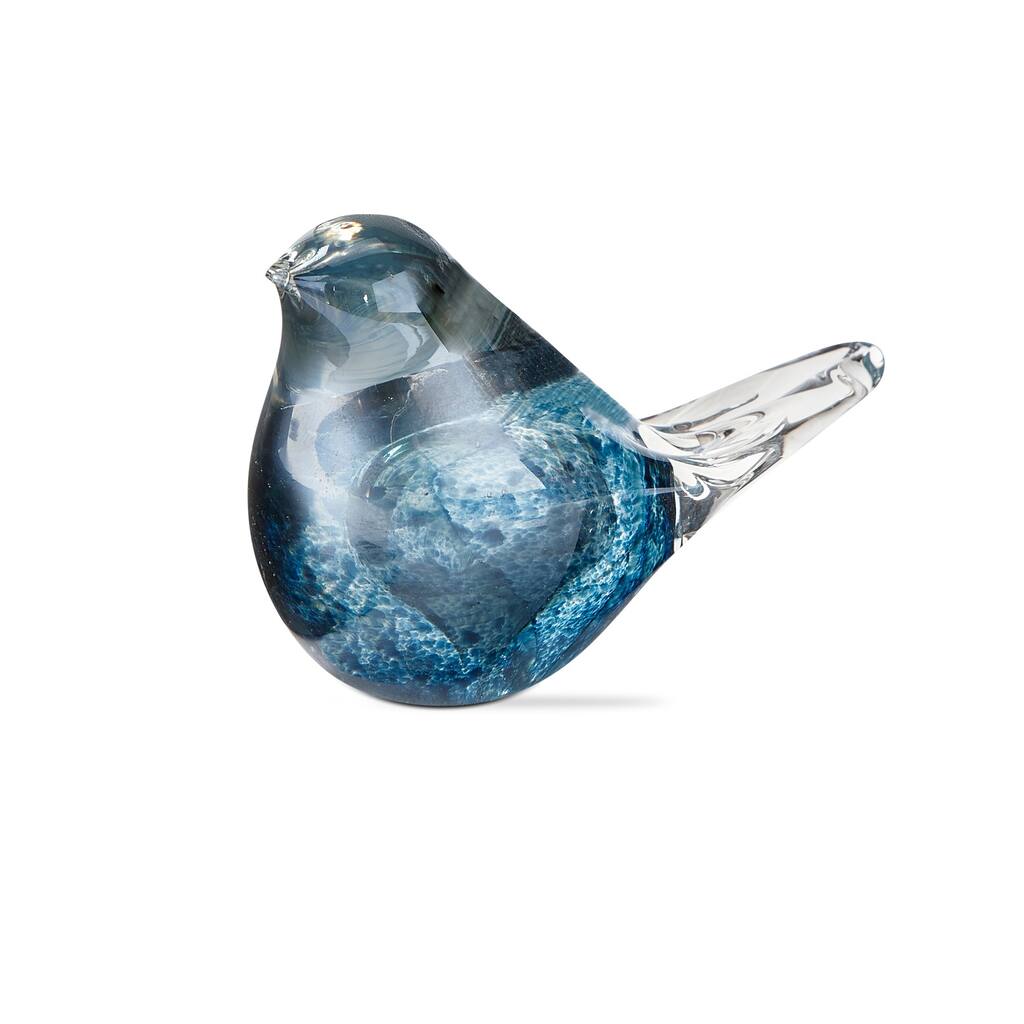 Art Glass Songbird Decor Large