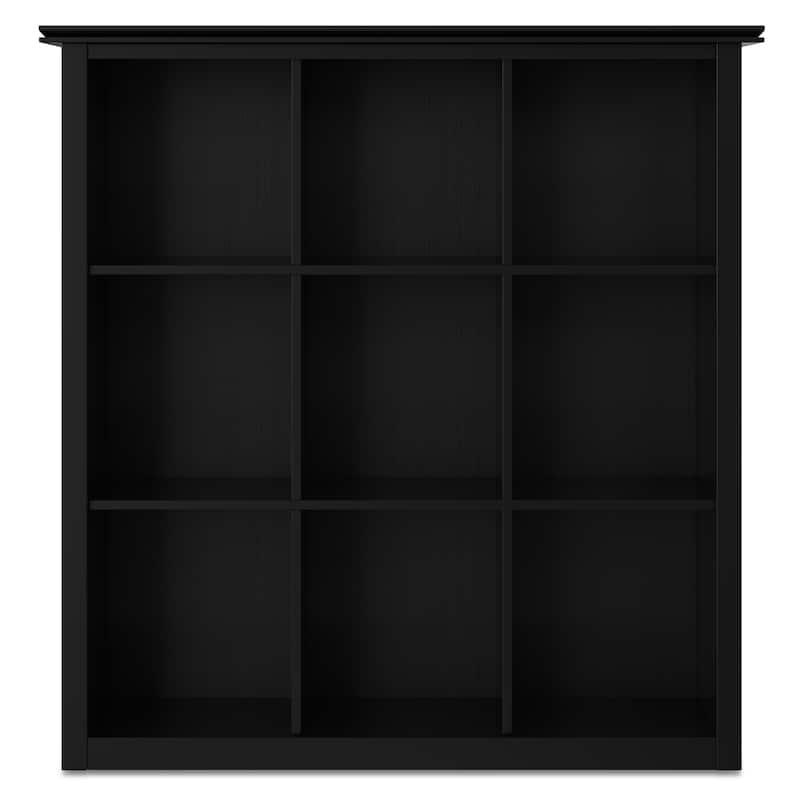 WYNDENHALL Stratford Wood Transitional 9-cube Bookcase - 43.2"w x 15"d x 44.6" h