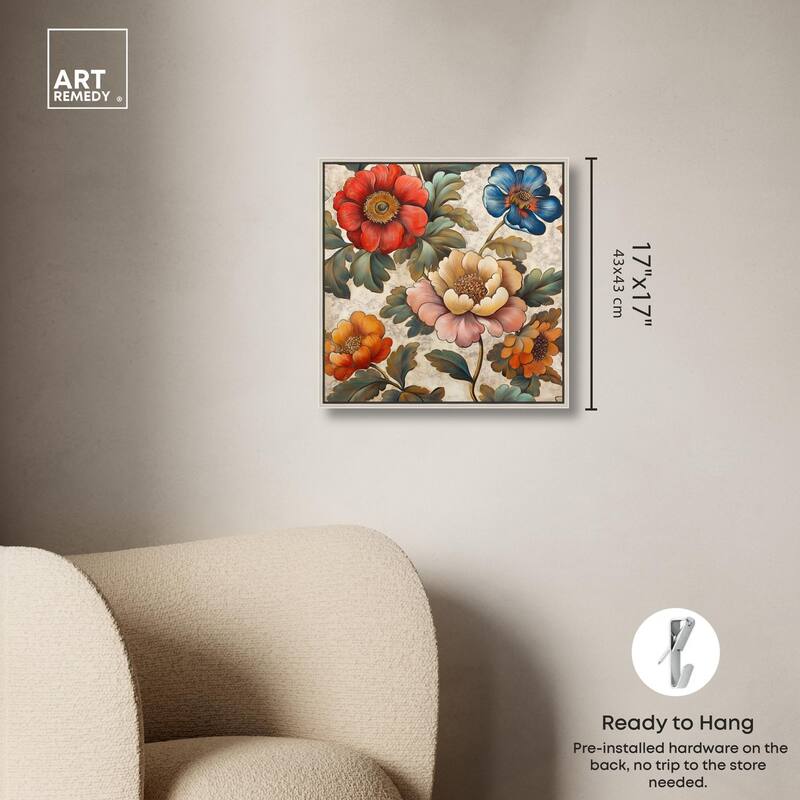 Golden Gardenia II Canvas by Art Remedy