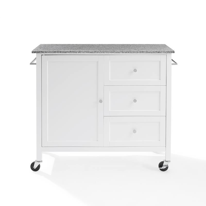 Crosley Soren Granite Top Kitchen Island/Cart - 18.13"d x 42.13"w x 37.5"h