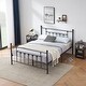 preview thumbnail 22 of 26, VECELO Platform Bed Frame with Headboard-Twin/Full Queen Size Bed