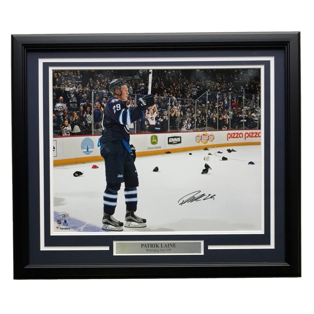 Patrik Laine Signed Framed Jets 16x20 First Career Hat Trick Photo Fanatics Overstock 25677301