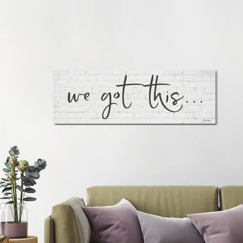 iCanvas "We Got This... " by Susie Boyer Canvas Print - 16x48x1.5