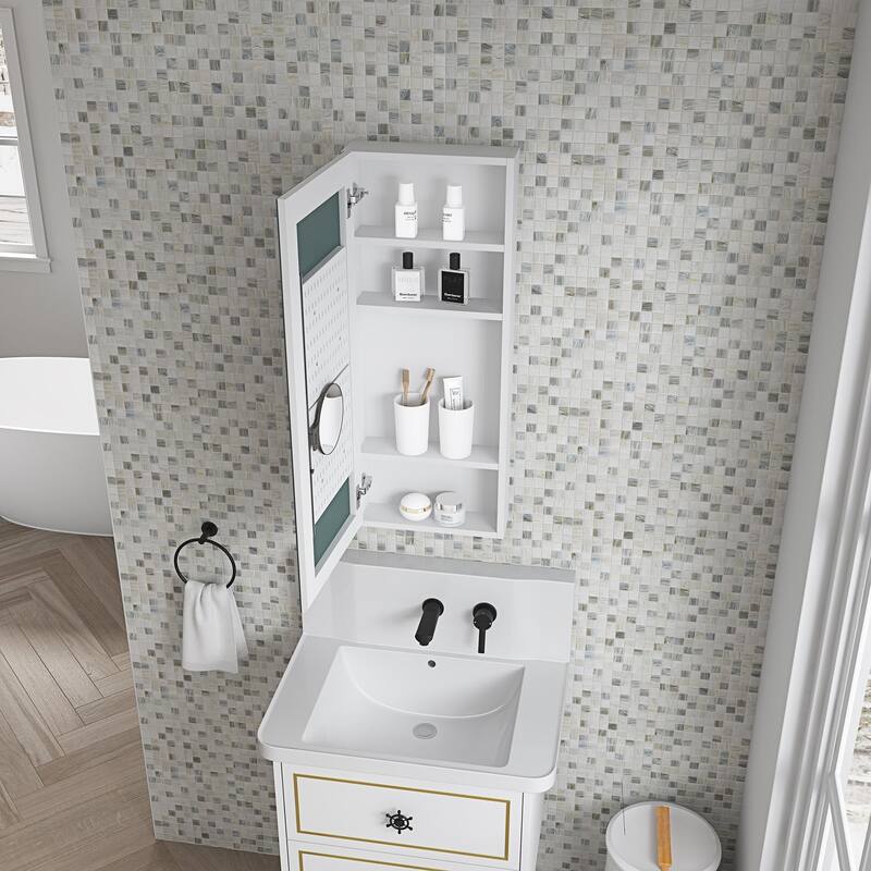 Engineered Wood Surface Mount or Recessed Medicine with