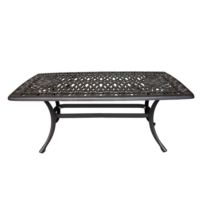 Havenside Home Saybrook Cast Rectangle Coffee Table