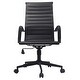 preview thumbnail 16 of 29, Executive Ergonomic High Back Modern Office Chair Ribbed PU Leather Swivel for Manager Conference Computer Room