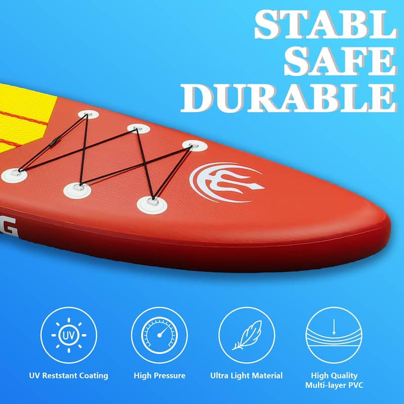 Inflatable Stand Up Paddle Board,Premium Stand Up Paddle Board with Non-Slip Deck Design