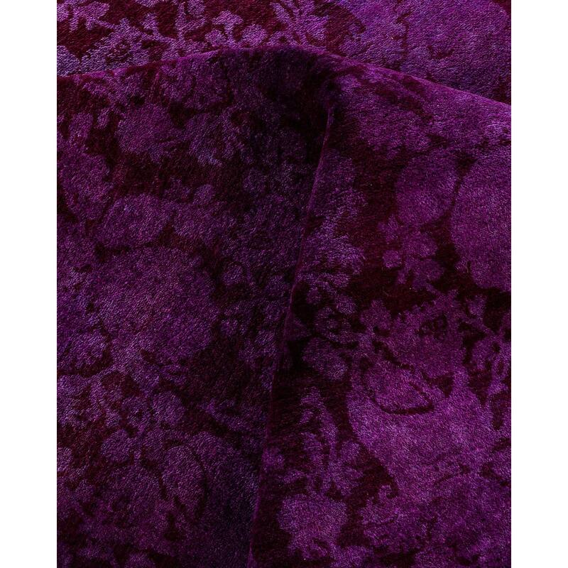 Fine Vibrance One-of-a-Kind Hand-Knotted Area Rug - Pink, 8' 4" x 10' 0" - 8' 4" x 10' 0"