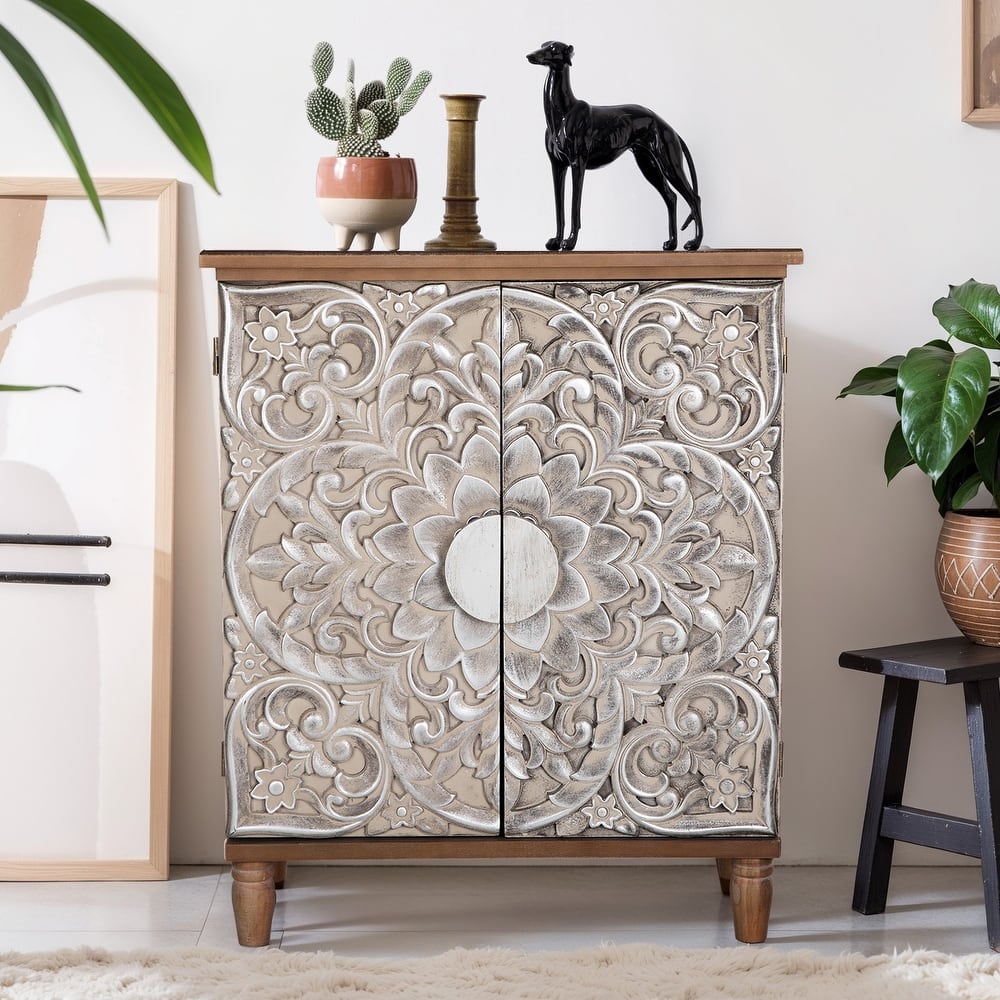 PHI VILLA 2-Door Buffet & Sideboard Antique Storage Cabinet