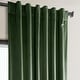 preview thumbnail 19 of 140, Exclusive Fabrics Heritage Plush Velvet Room Darkening Curtain (1 Panel) - Luxurious Single Drapery for Enhanced Room Darkening